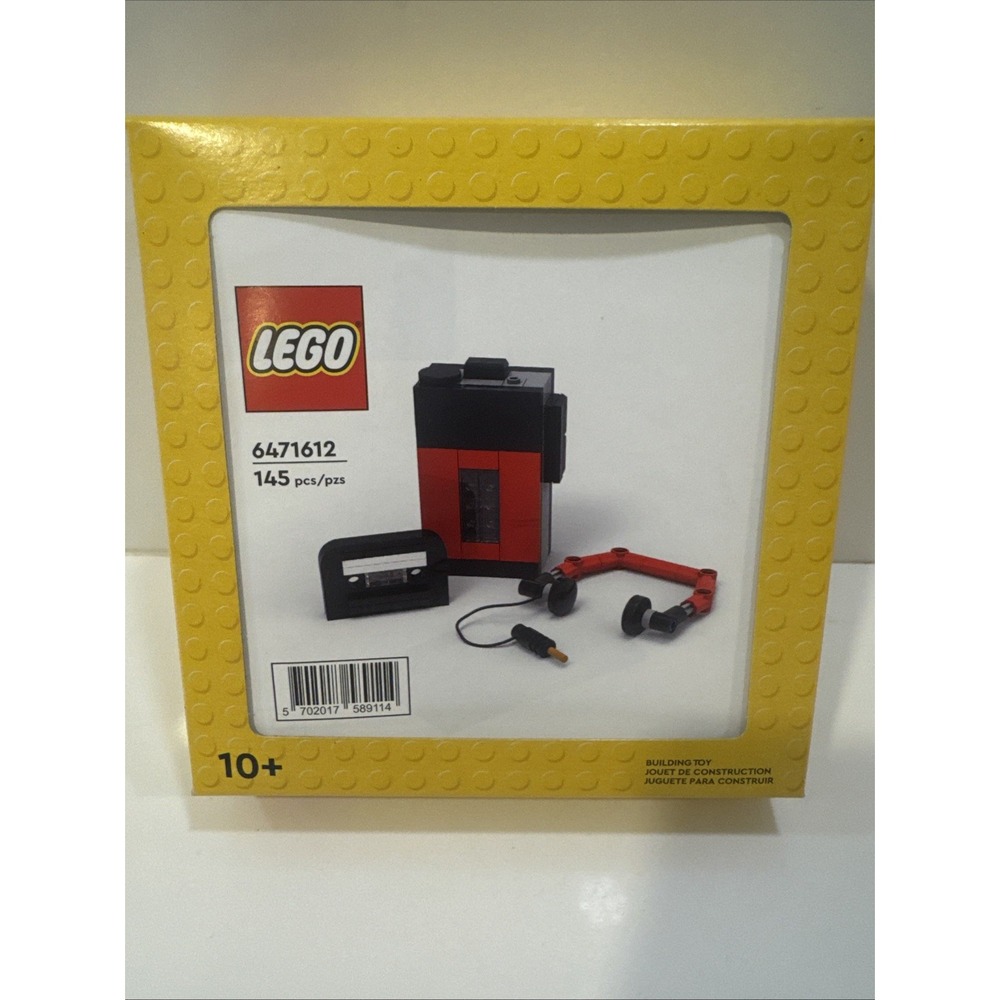 New Lego Promotional Exclusive 6471612 Cassette Tape Player 145 Pcs Building Toy